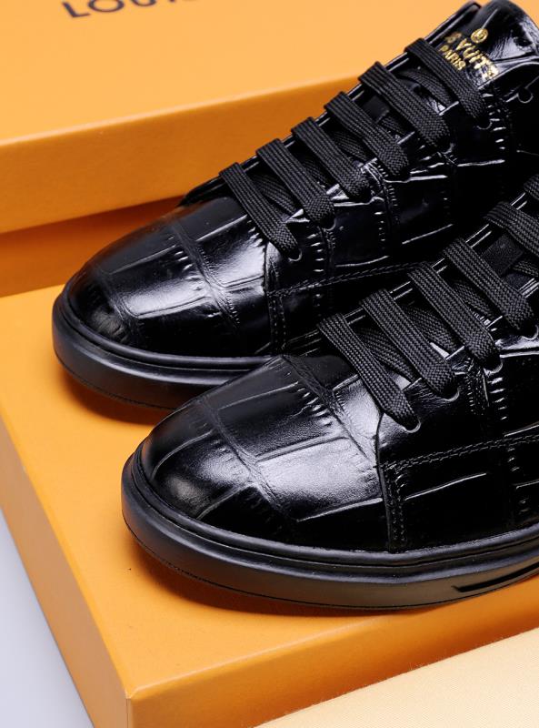 VO - LUV Alligator Black Sneaker