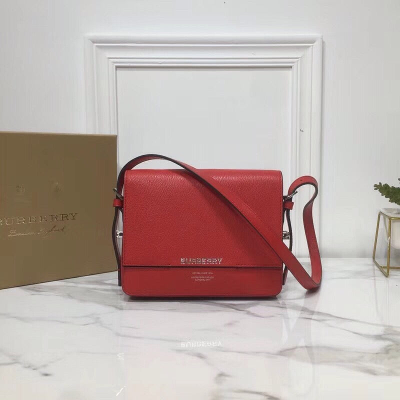 BB Grace Flap Bag Small Red For Women, Bags 7.5in/19cm