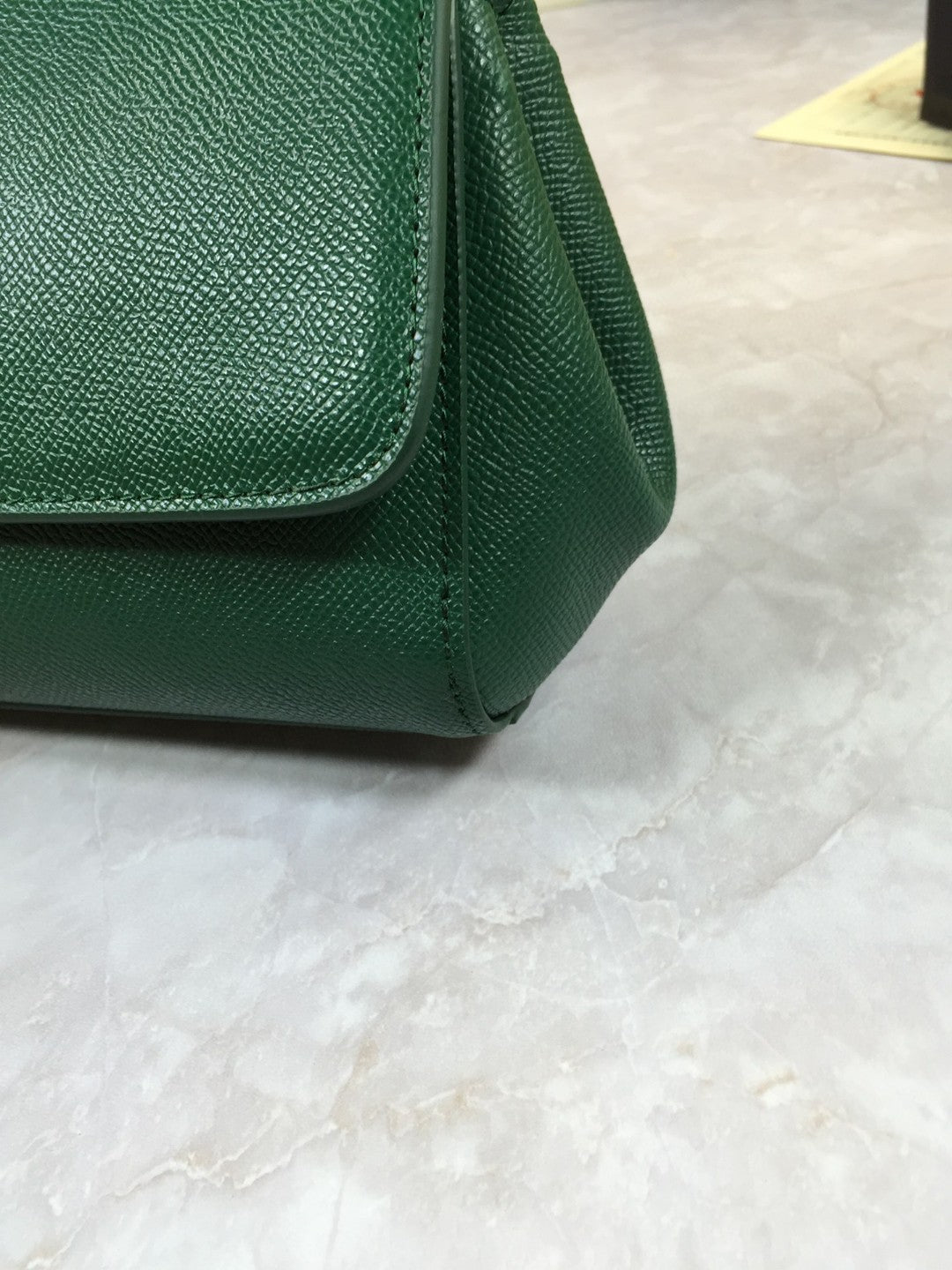 DG Medium Sicily Handbag In Dauphine Green For Women 10.2in/26cm DG BB4347A100187399