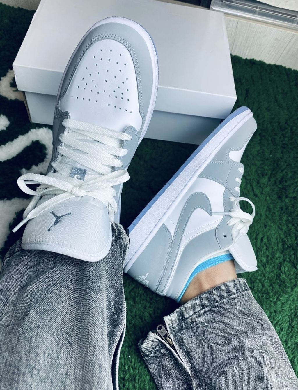 VO - AJ1 low Wolf Grey off-white DIR