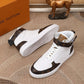 VO - LUV High Top White Brown Sneaker