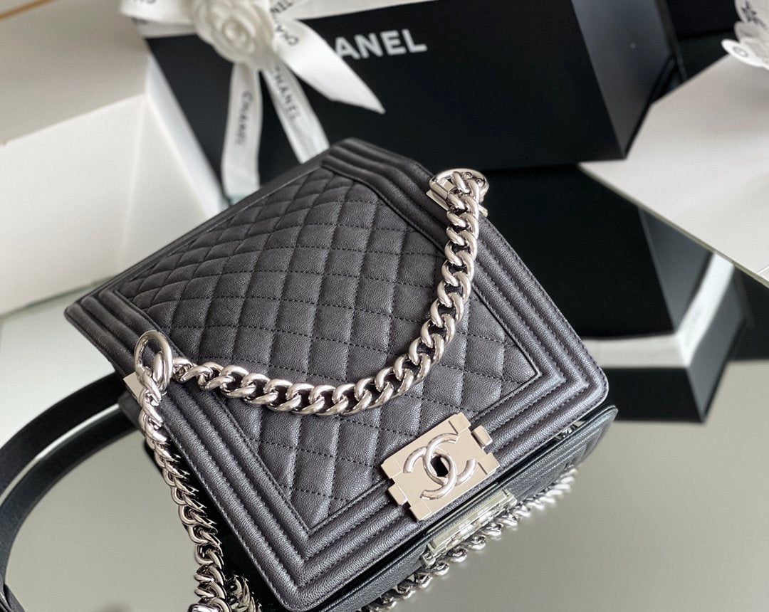 ChanelMini Classic Flapbag Black For Women 15cm/5.9 in