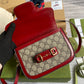 gg Horsebit 1955 gg Mini Bag Red For Women, Women&#8217;s Bags 8in/21cm gg