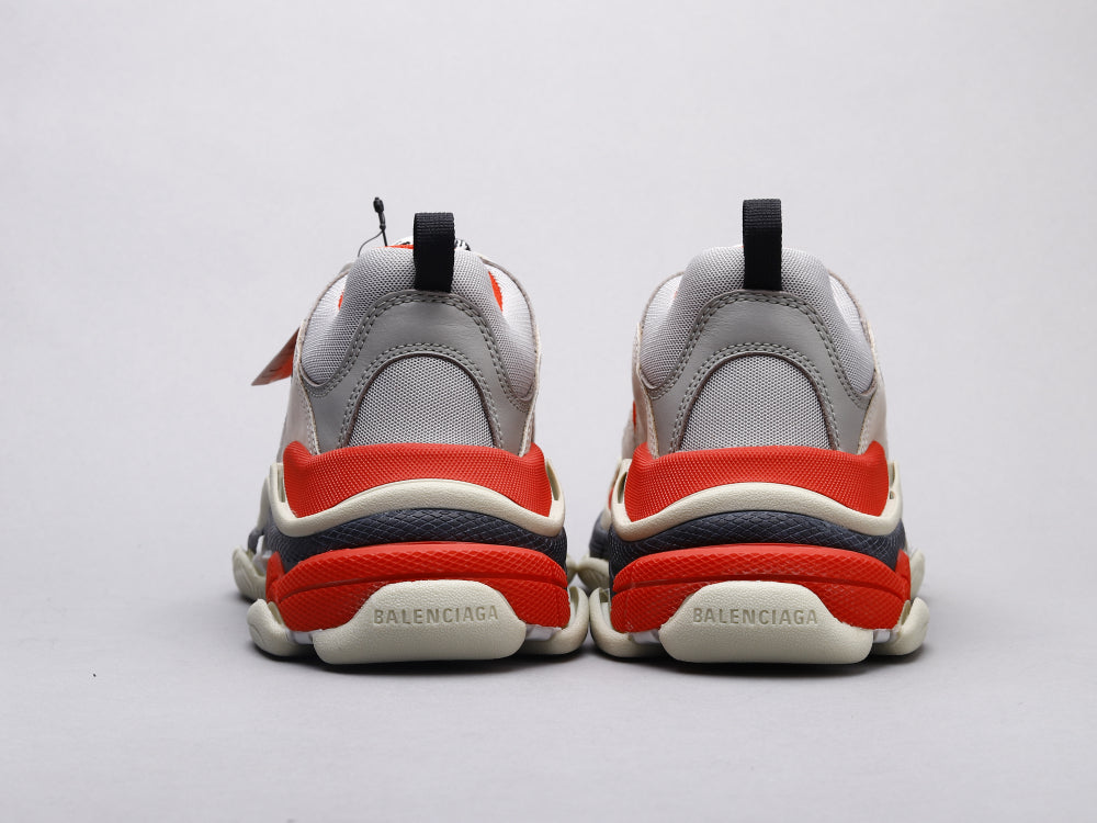 VO - Bla Triple S Gray and Red Sneaker