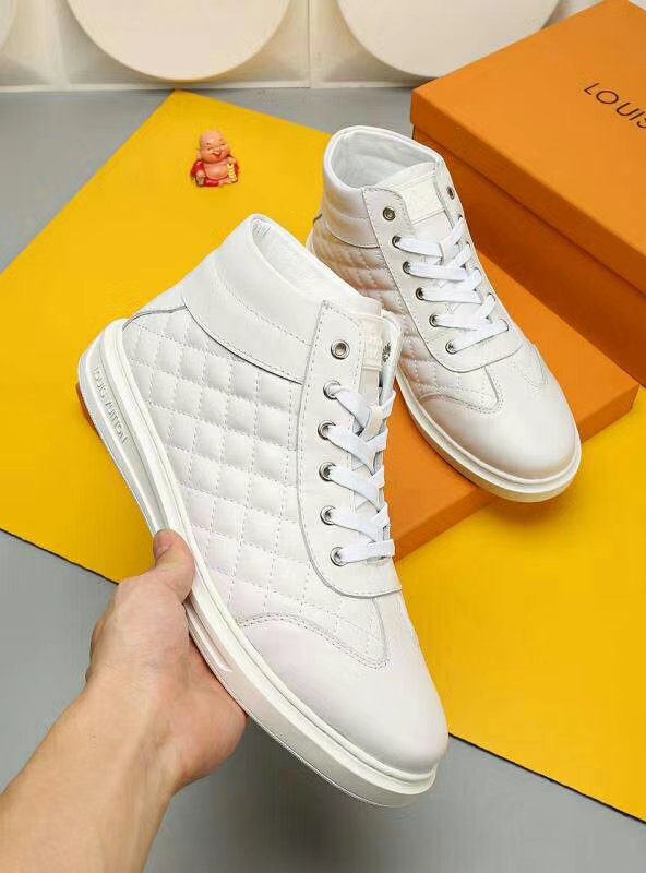 VO - LUV HIgh Top Metal White Sneaker