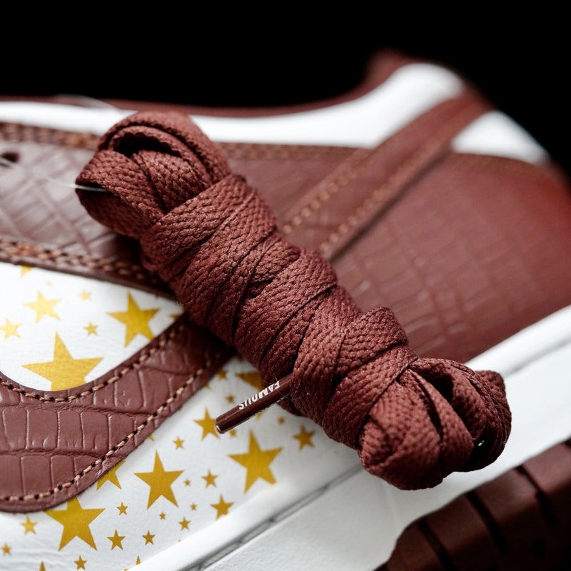 VO -SUP x DUNK White Brown Gold