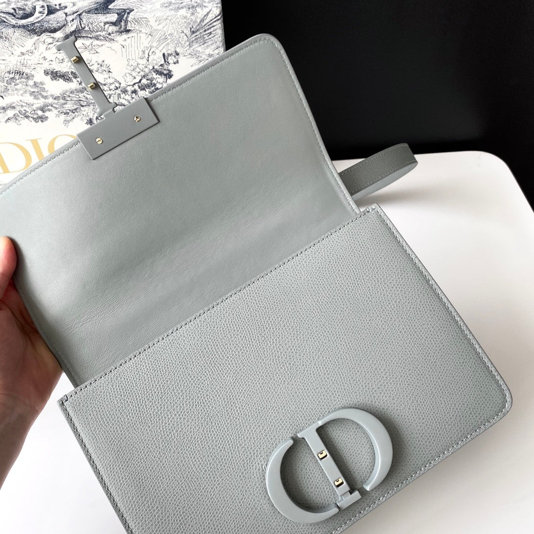 DI Azure Gray Gradient Handle Bag For Women 24cm/9.5in CD