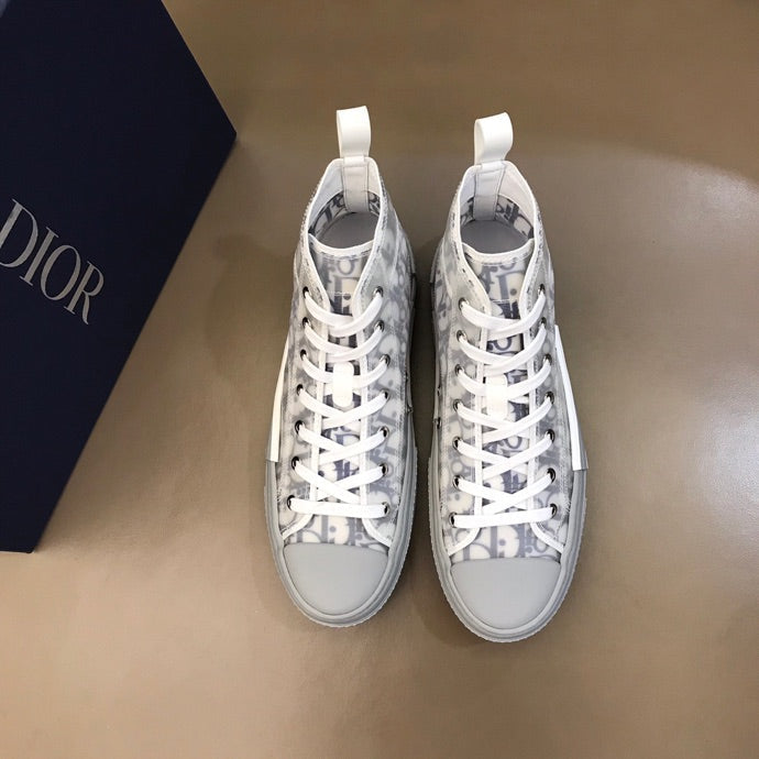 VO - DIR B23 White and Navy HIGH-TOP SNEAKER