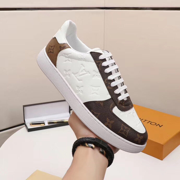 VO - LUV Casual Low White Brown Sneaker