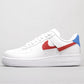 VO - AF1 White red blue snake pattern