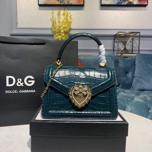 DG Small Devotion Bag Blue For Women 7.5in/19cm DG