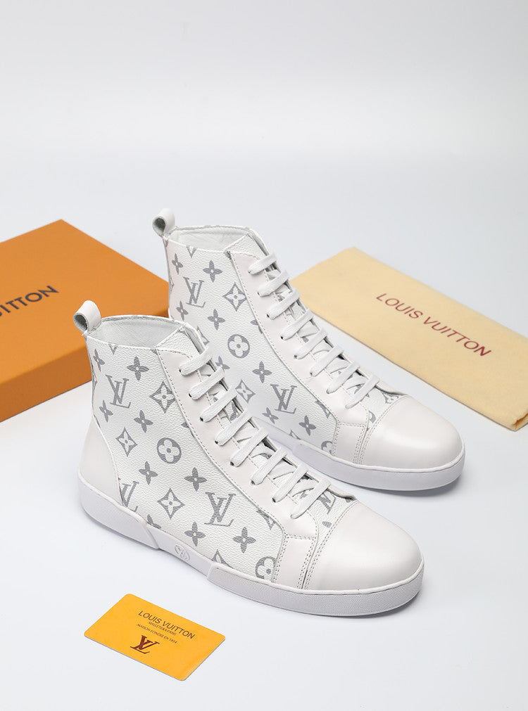 VO - LUV High CEnogram White Boot Sneaker