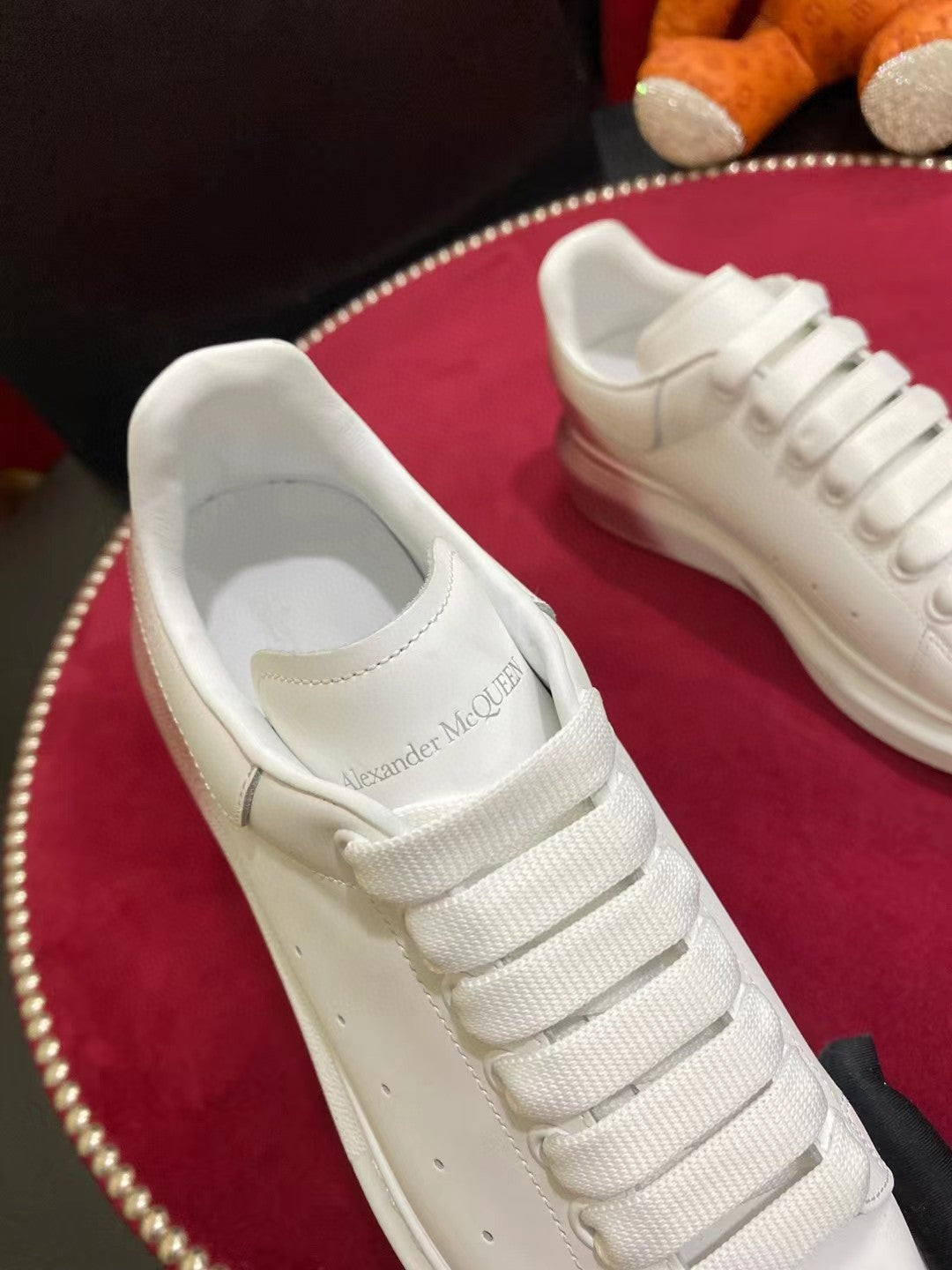 Alexander McQueen Oversized Sneaker White/Red For Men