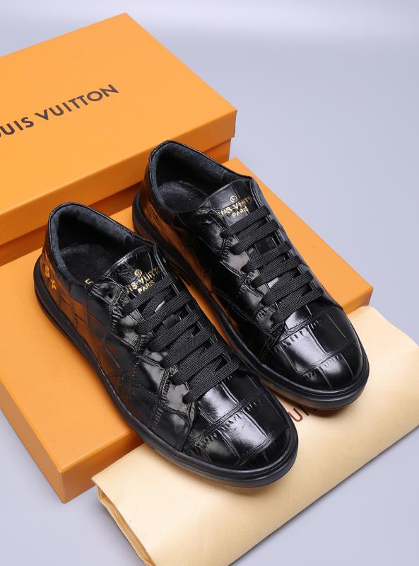 VO - LUV Alligator Black Sneaker