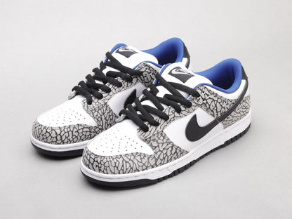 VO -"NKE Dunk SB Low Sup White Cement"