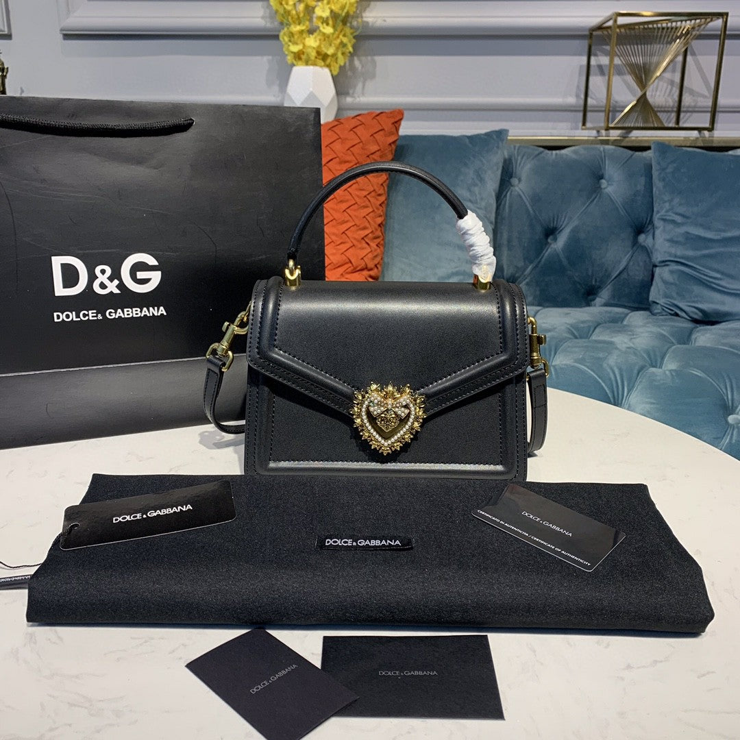 DG Medium Devotion Bag Black For Women 9.5in/24cm