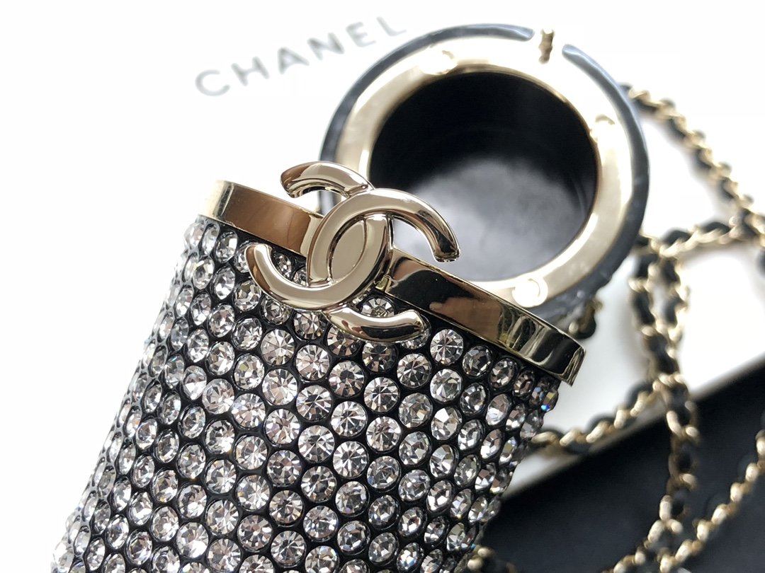 Chanel Embellished Lipstick Case Bag For Women