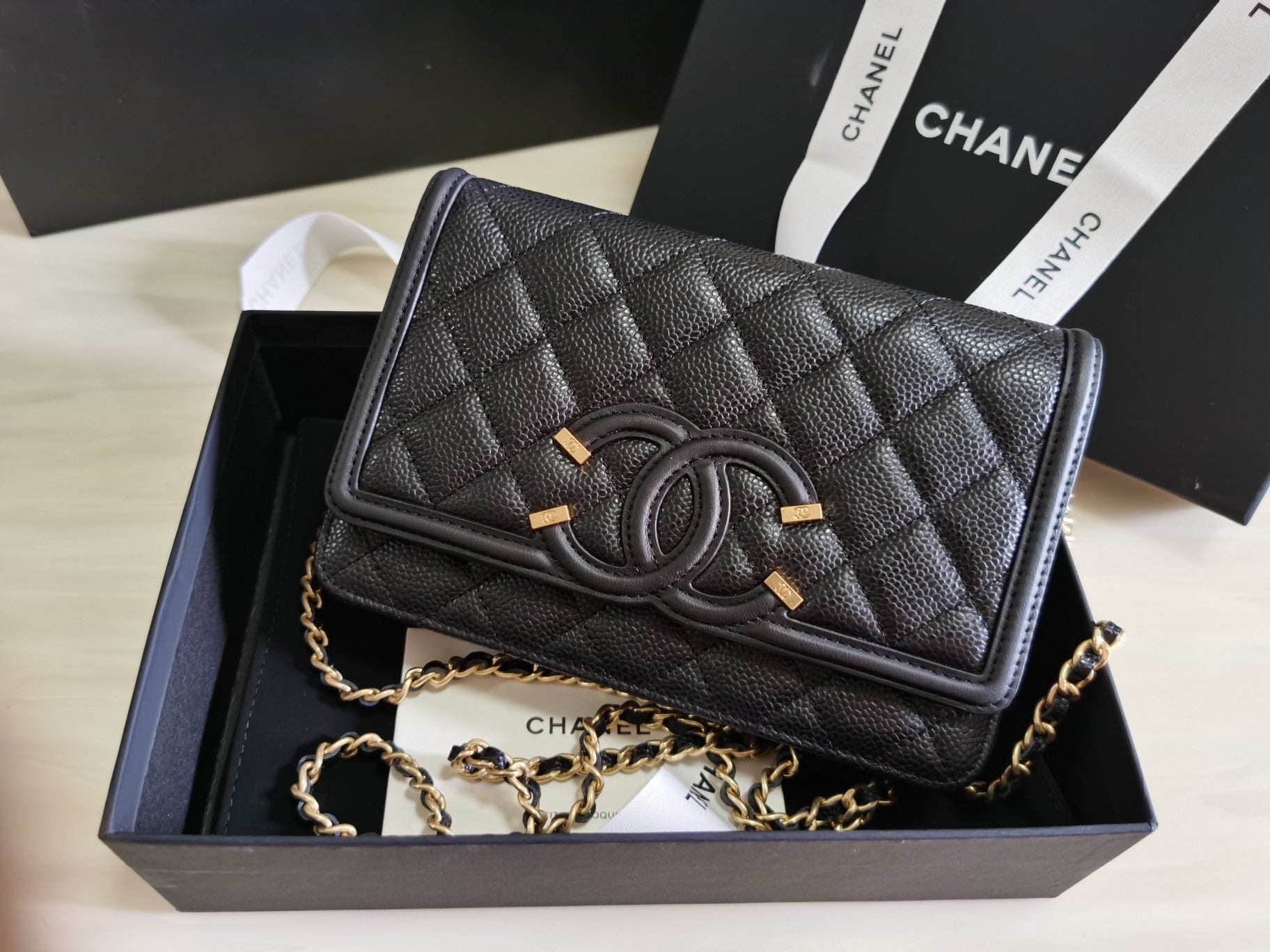 Chanel CO-CO Woc Crossbody Bag 20cm Black