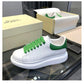 Alexander McQueen Oversized Sneaker White/Green For Men