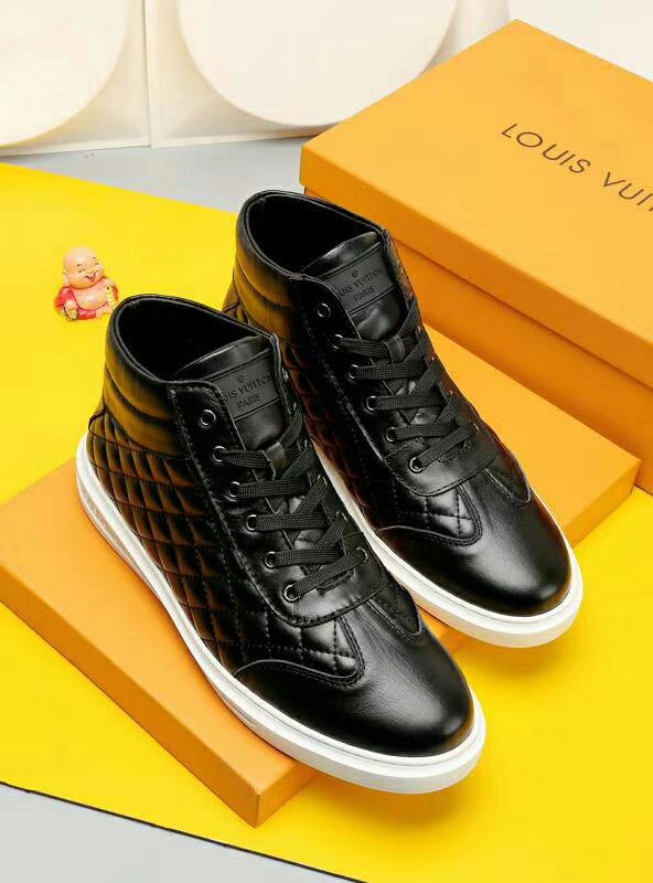 VO - LUV HIgh Top Metal Black Sneaker