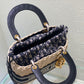 DI Mini Lady Bag Black, For Women, Women’s Handbags 17cm/6.5in CD M0505CMVO_M808