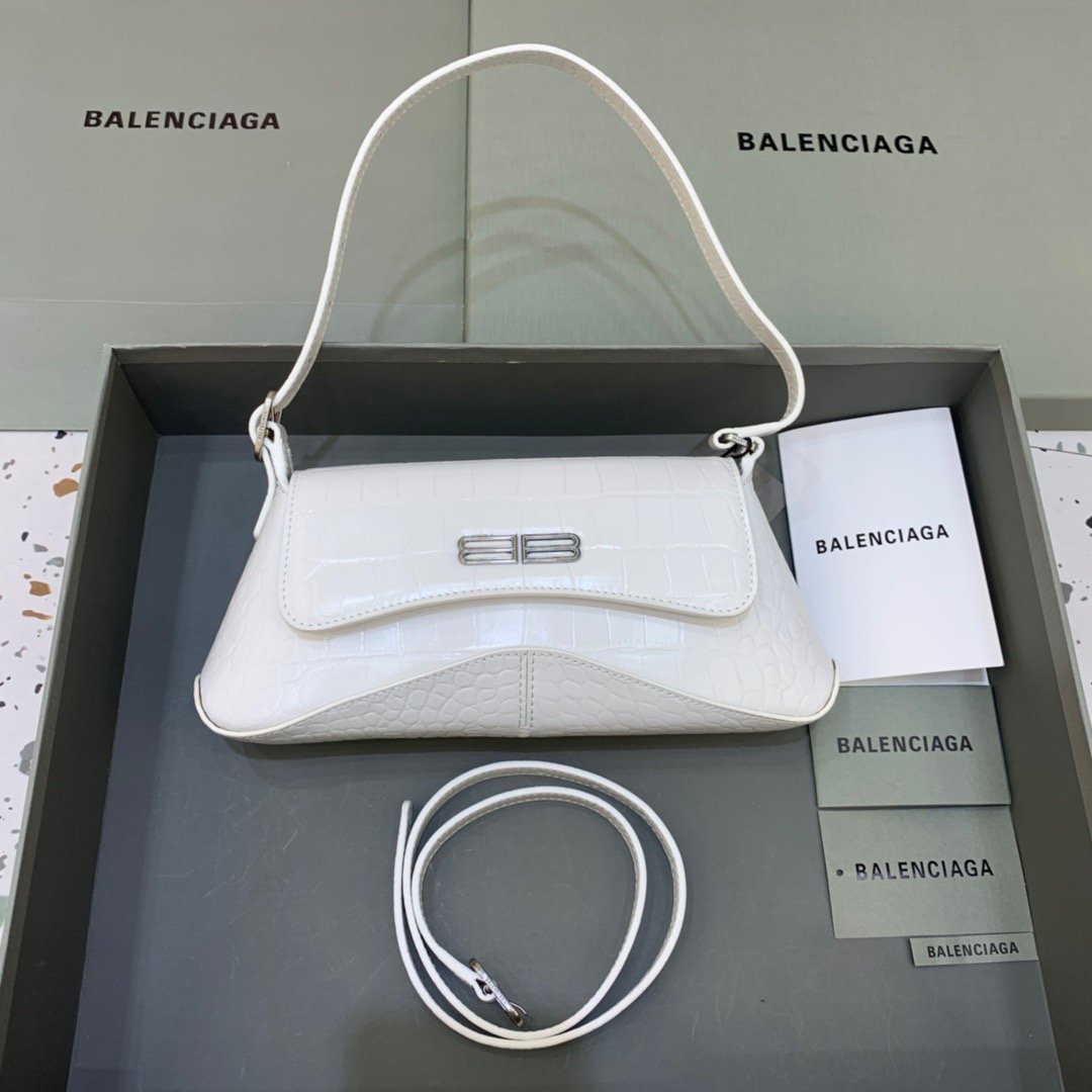 Balen XX Small Flap Bag Box White, For Women,  Bags 10.6in/27cm 6956452109A9001