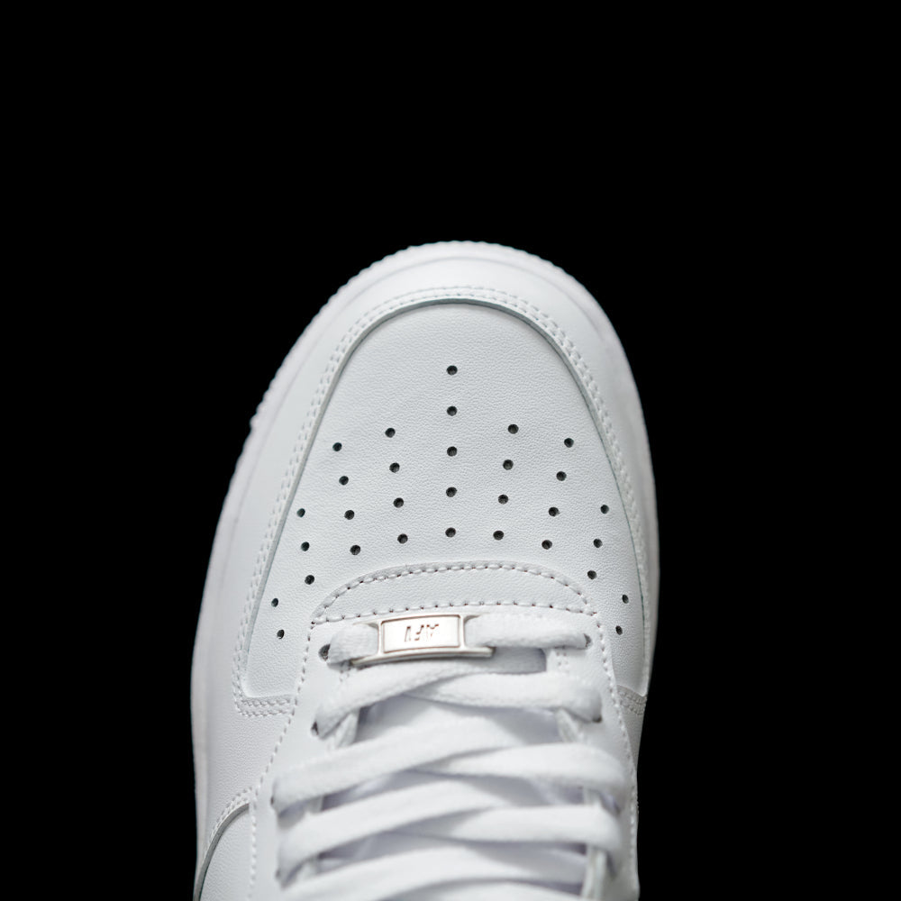 VO - AF1 pure white mid-top