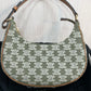 CE Ava Bag In Triomphe Canvas Green For Women 9in/23cm