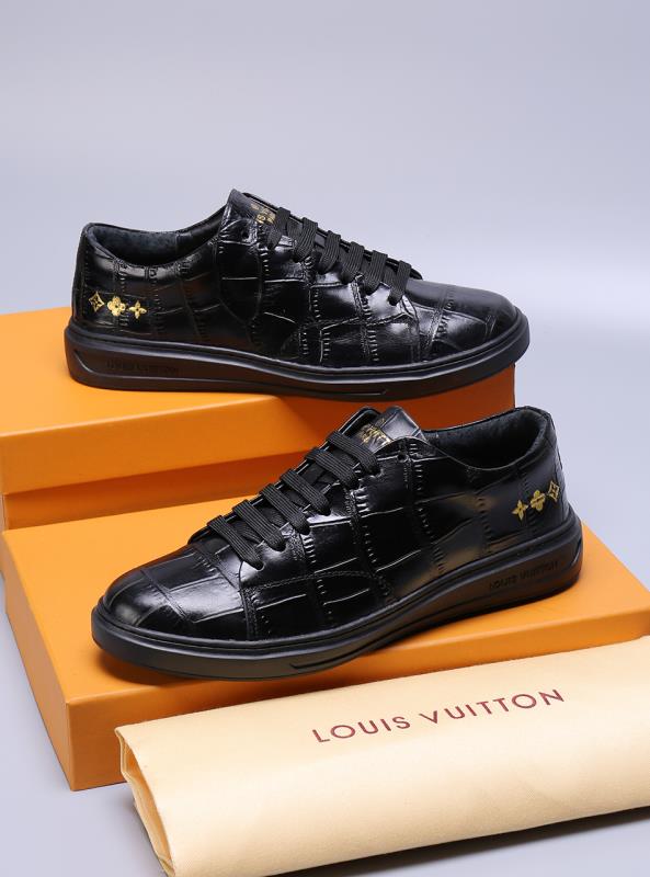 VO - LUV Alligator Black Sneaker