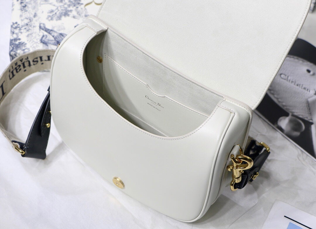 DI Large Bobby Bag White For Women 10.5in/27cm CD M9320UMOB_M941