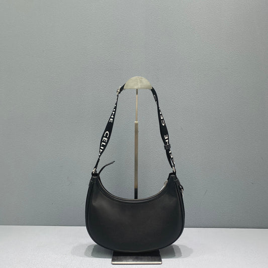 CE Medium Ava Bag With CE Strap Black For Women 9in/23cm 