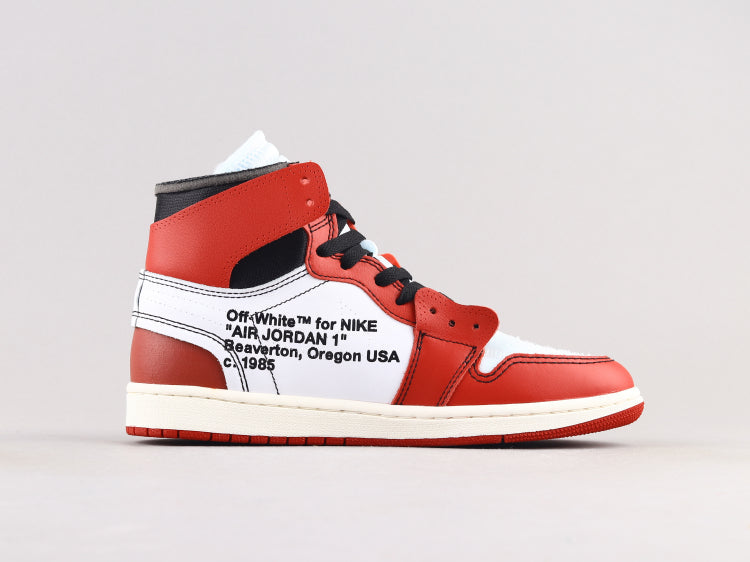 VO -OW x AJ1 White Red