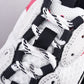 VO - Bla Triple S Black And White Powder Sneaker