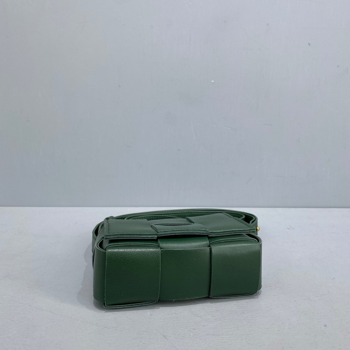 BV Candy Cassette Dark Green, For Women, Bags 4.7in/12cm