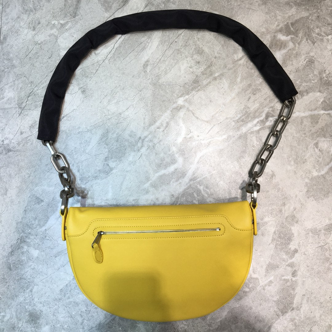 Balen Souvenir XXS Belt Bag In Yellow, For Women,  Bags 11.8in/30cm