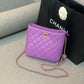 ChanelHobo Handbag Purple Bag For Women 16cm/6in