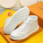 VO - LUV HIgh Top Metal White Sneaker