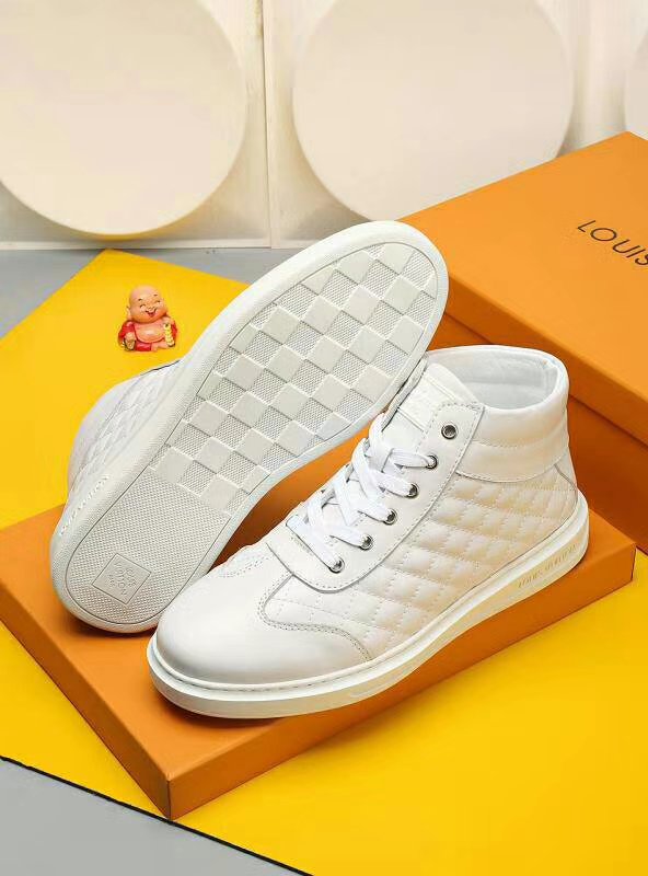 VO - LUV HIgh Top Metal White Sneaker