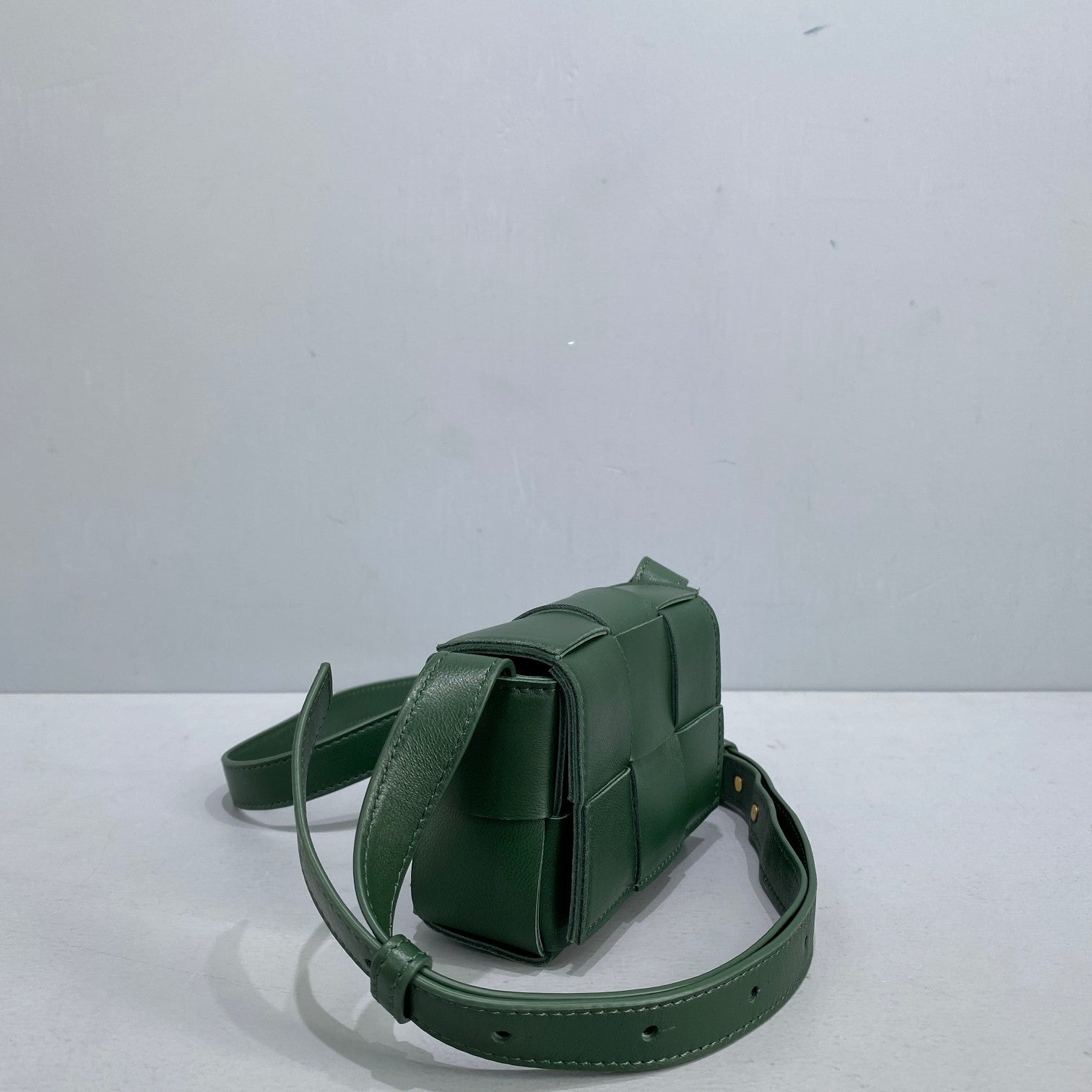 BV Candy Cassette Dark Green, For Women, Bags 4.7in/12cm