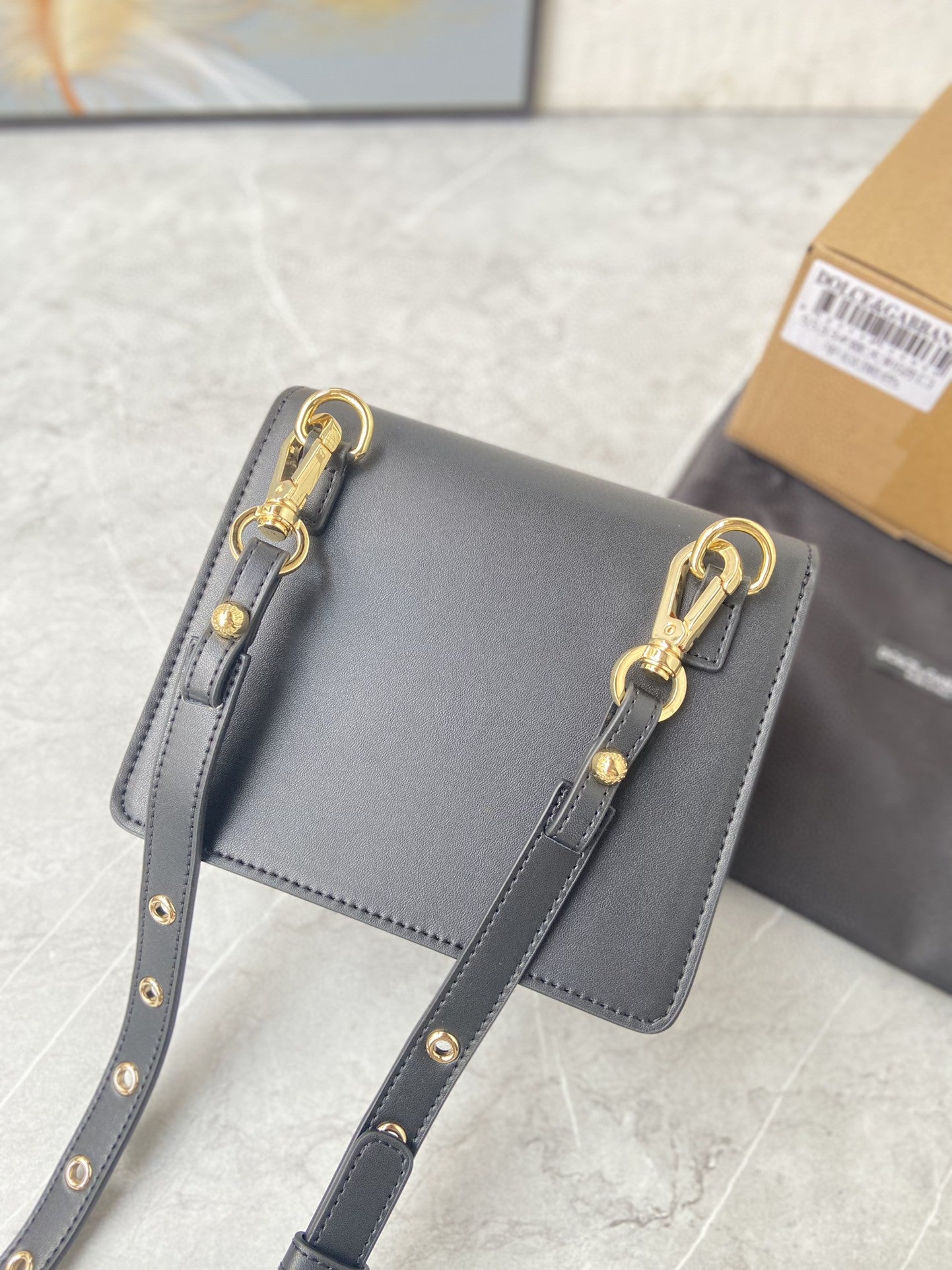 DG Crossbody 3.5 Bag Grey For Women 6.9in/18cm DG