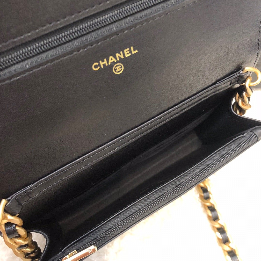 ChanelOriginal Small Classic Flap Bag Gold Hardware Black For Women, Women&#8217;s Handbags, Shoulder Bags 7.5in/19cm AP33814