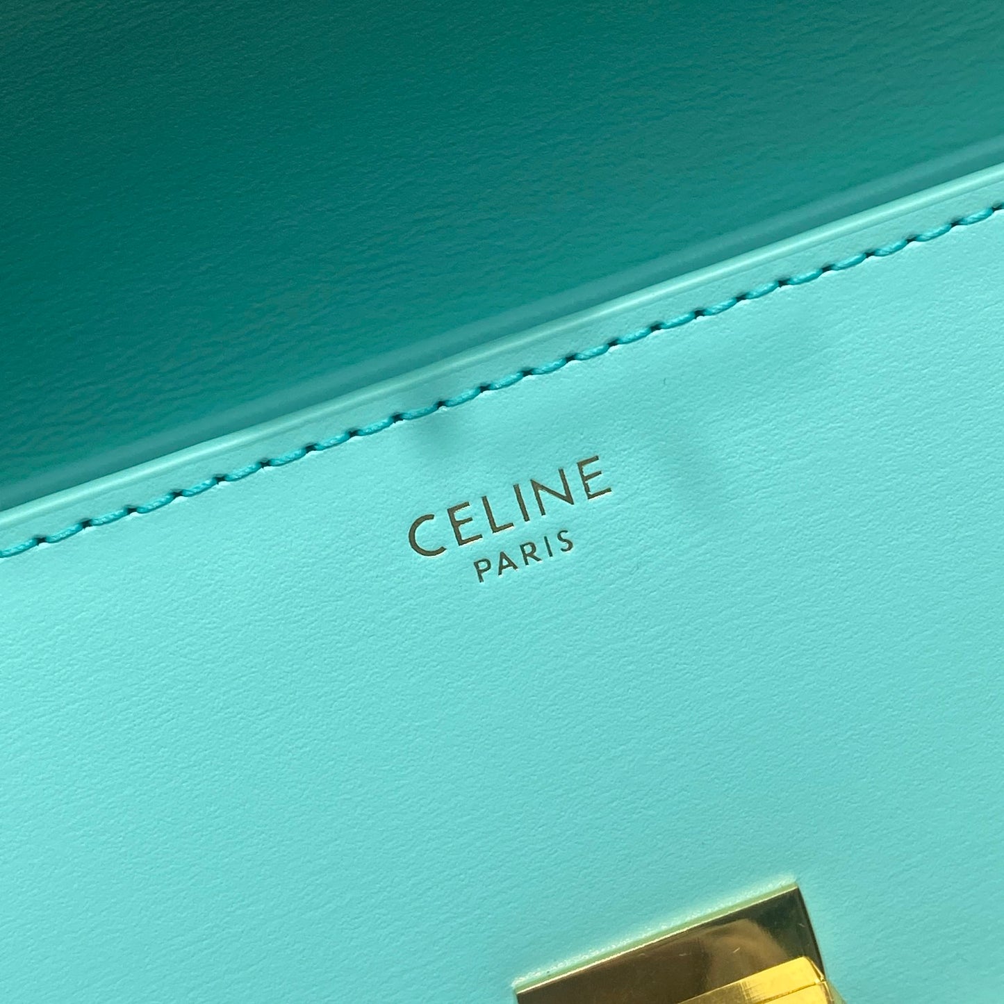 CE Triomphe Shoulder Bag Mint Green For Women 8in/20cm