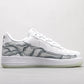 VO - AF1 Skeleton Halloween White