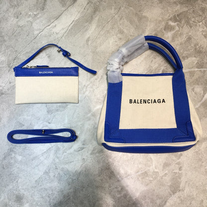 Balen Navy XS Tote Bag In Blue, For Women,  Bags 12.6in/32cm