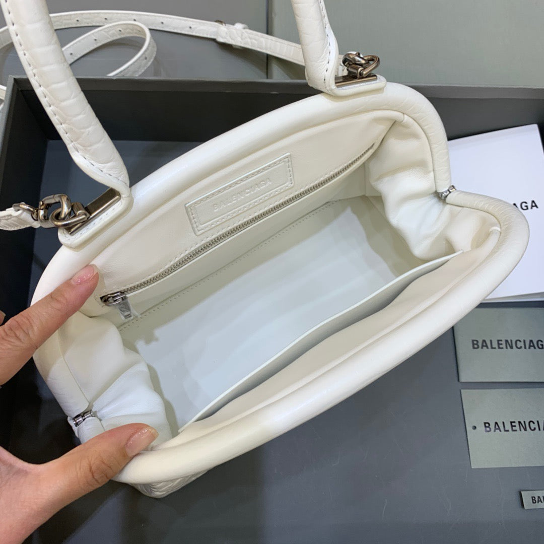 Balen Small Editor  Bag In White, For Women,  Bags 13in/33cm