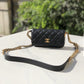 ChanelSmall Flap Bags Gold Hardware Black For Women, Women&#8217;s Handbags, Shoulder Bags 7.5in/19.2cm