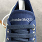 Alexander McQueen Tread Slick Lace Up Cotton Blue For Men