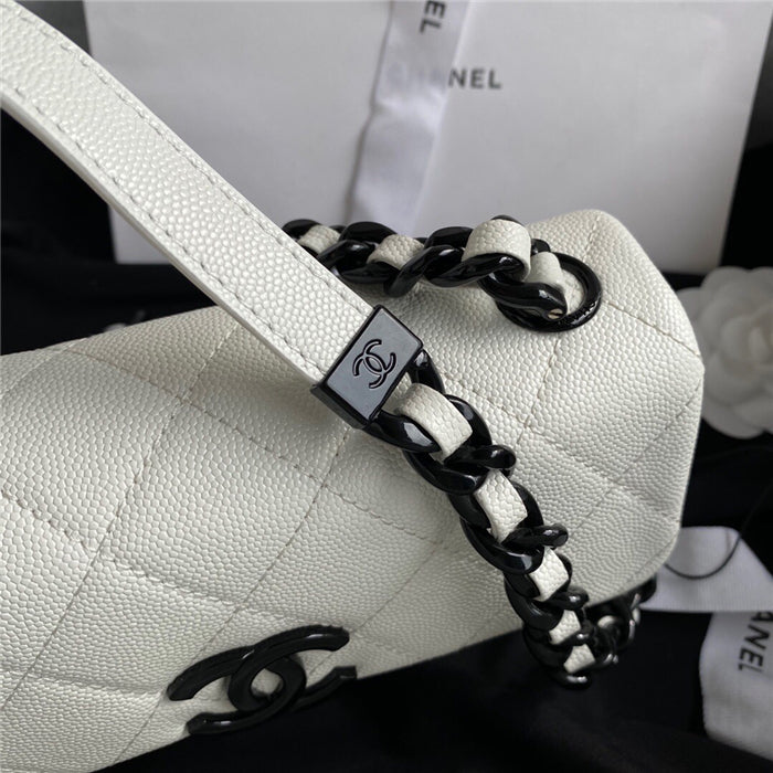 CHL 19 Handbag 20cm White For Women AS1160