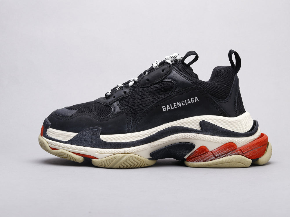 VO - Bla Triple S Black and Red Sneaker