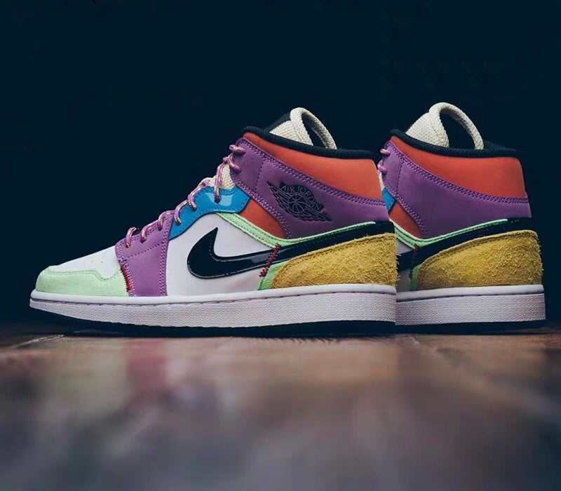 VO - AJ1 rainbow stitching